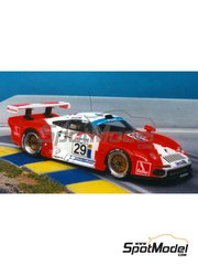 Renaissance Models: Car scale model kit 1/43 scale - Porsche 911 GT1 JB racing Team sponsored by Marlboro #29 - Alain Fert� (FR) + Olivier Th�venin (FR) + J�rgen von Gartzen (DE) - 24 Hours Le Mans 1997 - photo-etched parts, resin parts, rubber parts, turned metal parts, vacuum formed parts, water slide decals and assembly instructions