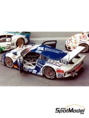 Renaissance Models: Car scale model kit 1/43 scale - Porsche 911 GT1 Sch�bel Engineering Team sponsored by Hutchinson Telecom #33 - Pedro Lamy (PT) + Armin Hahne (DE) + Patrice Goueslard (FR) - 24 Hours Le Mans 1997 - photo-etched parts, resin parts, rubber parts, turned metal parts, vacuum formed parts, water slide decals and assembly instructions