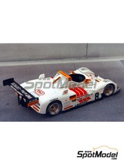 Renaissance Models: Car scale model kit 1/43 scale - TWR WSC95 Joest Racing Team sponsored by FATurbo-Express #8 - Didier Theys (BE) + Michele Alboreto (IT) + Pierluigi Martini (IT) - 24 Hours Le Mans 1996 - photo-etched parts, resin parts, rubber parts, water slide decals and assembly instructions