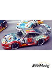 Renaissance Models: Car scale model kit 1/43 scale - Porsche 911 GT2 Roock Racing Team sponsored by Jumbo #73 - Manuel Mello-Breyner (PT) + Pedro Mello-Breyner (PT) + Thomaz Mello-Breyner (PT) - 24 Hours Le Mans 1997 - photo-etched parts, resin parts, rubber parts, turned metal parts, vacuum formed parts, water slide decals, white metal parts, assembly instructions and painting instructions