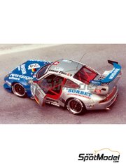 Renaissance Models: Car scale model kit 1/43 scale - Porsche 911 993 GT2 Roock Racing Team sponsored by Navision #74 - Bruno Eichmann (CH) + Andy Pilgrim (US) + Andr� Ahrl� (DE) - 24 Hours Le Mans 1997 - photo-etched parts, resin parts, rubber parts, turned metal parts, vacuum formed parts, water slide decals, white metal parts, assembly instructions and painting instructions