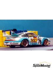 Renaissance Models: Car scale model kit 1/43 scale - Porsche 911 GT2 Konrad Motorsport Team sponsored by TSW #79 - Michel Ligonnet (FR) + Larry Schumacher (US) + Toni Seiler (CH) - 24 Hours Le Mans 1997 - photo-etched parts, resin parts, rubber parts, turned metal parts, vacuum formed parts, water slide decals and assembly instructions