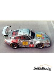 Renaissance Models: Car scale model kit 1/43 scale - Porsche 911 GT2 GT Racing AG  Team sponsored by Auto Motor Sport #80 - Claudia H�rtgen (DE) + Hugh Price (GB) + John Robinson (GB) - 24 Hours Le Mans 1997 - photo-etched parts, resin parts, rubber parts, turned metal parts, vacuum formed parts, water slide decals, white metal parts, assembly instructions and painting instructions