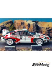 Renaissance Models: Car scale model kit 1/43 scale - Toyota Celica GT-Four WRC TTE Team sponsored by Castrol #1 - Didier Auriol (FR) + Denis Giraudet (FR) - Tour de Corse 1995 - photo-etched parts, resin parts, rubber parts, turned metal parts, vacuum formed parts, water slide decals and assembly instructions
