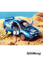 Renaissance Models: Car scale model kit 1/43 scale - Subaru Impreza WRC 555 Subaru World Rally Team - Safari Rally 1997 - resin multimaterial kit