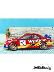 Renaissance Models: Car scale model kit 1/43 scale - Subaru Impreza WRC sponsored by Winfield #10 - Renaud Verreydt (BE) + Jean-Francois Elst (BE) - Ypres Rally 1998 - photo-etched parts, resin parts and water slide decals