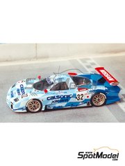Renaissance Models: Car scale model kit 1/43 scale - Nissan R390 GT1 sponsored by Clarion #30, 31, 32 - John Nielsen (DK) + Franck Lagorce (FR) + Michael Krumm (DE), Erik Comas (FR) + Jan Lammers (NL) + Andrea Montermini (IT), Kazuyoshi Hoshino (JP) + Aguri Suzuki (JP) + Masahiko Kageyama (JP) - 24 Hours Le Mans 1998 - resin multimaterial kit