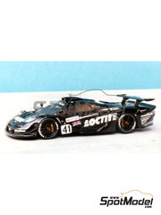 Renaissance Models: Car scale model kit 1/43 scale - McLaren F1 GTR Long Tail Gulf Davidoff McLaren Team sponsored by Loctite #41 - Emanuele Pirro (IT) + Thomas Bscher (DE) + Rinaldo Capello (IT) - 24 Hours Le Mans 1998 - photo-etched parts, resin parts, rubber parts, turned metal parts, vacuum formed parts, water slide decals, assembly instructions and painting instructions
