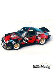 Renaissance Models: Car scale model kit 1/43 scale - Porsche 911 Turbo RSR Type 934 sponsored by JMS #56 - Jean-Louis Bousquet (FR) + Philippe Dagoreau (FR) + Cyril Grandet (FR) - 24 Hours Le Mans 1977 - resin multimaterial kit