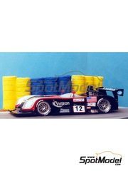 Renaissance Models: Car scale model kit 1/43 scale - Panoz Le Mans P Roadster-S  Panoz Motor Sports Team sponsored by Visteon #11, 12 - Jan Magnussen (DK) + Max Angelelli (IT) + Johnny O'Connell (US), David Brabham (AU) + �ric Bernard (FR) + Butch Leitzinger (US) - 24 Hours Le Mans 1999 - photo-etched parts, resin parts, rubber parts, turned metal parts, vacuum formed parts, water slide decals and assembly instructions