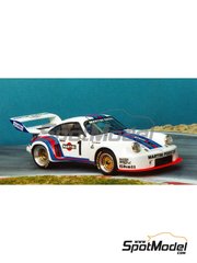 Renaissance Models: Maqueta de coche escala 1/43 - Porsche 935 patrocinado por Martini - 6 Horas de Silverstone 1976 - maqueta de resina