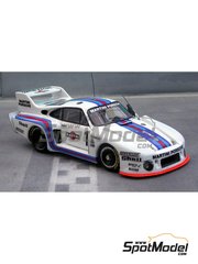 Renaissance Models: Maqueta de coche escala 1/43 - Porsche 935/2 patrocinado por Martini N� 1 - Jacques Bernard 'Jacky' Ickx (BE) + Jochen Mass (DE) - 6 Horas de Silverstone, 6 horas de Watkins Glen 1977 - fotograbados, piezas de resina, piezas de goma, piezas de metal torneado, piezas vacuformadas, calcas de agua y manual de instrucciones