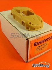 Renaissance Models: Car scale model kit 1/43 scale - Porsche 911 GT3 RS PK Sport LTD Team sponsored by AON #78 - David Warnock (GB) + Jim Matthews (US) + Paul Daniels (GB) - 24 Hours Le Mans 2004 - photo-etched parts, resin parts, rubber parts, turned metal parts, vacuum formed parts, water slide decals and assembly instructions