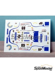 Renaissance Models: Car scale model kit 1/43 scale - Porsche 935 sponsored by Sermati #89 - Herv� Poulain (FR) + Pierre Destic (FR) + Dany Snobek (FR) - 24 Hours Le Mans 1980 - photo-etched parts, resin parts, rubber parts, turned metal parts, vacuum formed parts, water slide decals, other materials and assembly instructions