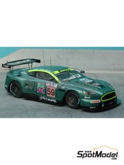 Renaissance Models: Car scale model kit 1/43 scale - Aston Martin DBR9 Aston Martin Racing Team #58, 59 - Peter Kox (NL) + Pedro Lamy (PT) + Toms Enge (CZ), Darren Turner (GB) + Stphane Sarrazin (FR) + David Brabham (AU) - 24 Hours Le Mans 2005 - photo-etched parts, resin parts, rubber parts, turned metal parts, vacuum formed parts, water slide decals, assembly instructions and painting instructions