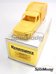 Renaissance Models: Car scale model kit 1/43 scale - Toyota HZJ78 sponsored by Ch�ti Friterie #400 - Herv� Diers (FR) + Fran�ois Beguin (FR) - Paris Dakar Rally 2009 - photo-etched parts, resin parts, rubber parts, water slide decals and assembly instructions