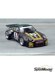 Renaissance Models: Car scale model kit 1/43 scale - Porsche 911 Carrera RS Ecuador Marlboro Team sponsored by Marlboro #9 - Fausto Merello (EC) + Francisco Madera (EC) + Luis Larrea (EC) - 24 Hours Le Mans 1975 - photo-etched parts, resin parts, rubber parts, turned metal parts, vacuum formed parts, water slide decals and assembly instructions image