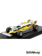 Renaissance Models: Car scale model kit 1/43 scale - Renault RE30 F1 sponsored by ELF #15, 16 - Alain Prost (FR), Ren� Arnoux (FR) - FIA Formula 1 World Championship 1981 - photo-etched parts, resin parts, rubber parts, turned metal parts, water slide decals and other materials