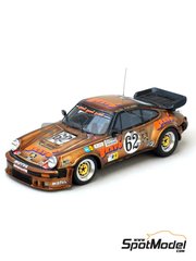 Renaissance Models: Car scale model kit 1/43 scale - Porsche 930 sponsored by Bravo! #62 - Christian Bussi (FR) + Andre "Segolen" Gahinet (FR) + Jean-Claude Briavoine (FR) - 24 Hours Le Mans 1978 - photo-etched parts, resin parts, rubber parts, vacuum formed parts, water slide decals and assembly instructions