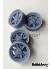 Renaissance Models: Rims 1/18 scale - Gotti 13 inches - 3D printed parts - 4 units