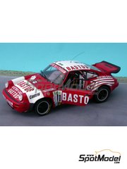 Renaissance Models: Car scale model kit 1/24 scale - Porsche 911 SCRS sponsored by Bastos #11 - Patrick Snijers (BE) + Dany Colebunders (BE) - Ypres Rally 1984 - resin multimaterial kit