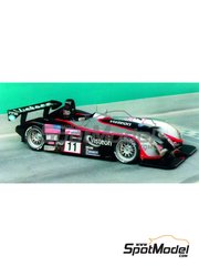 Renaissance Models: Car scale model kit 1/24 scale - Panoz Le Mans P Roadster-S Panoz Motor Sports Team sponsored by Visteon #11, 12 - Jan Magnussen (DK) + Max Angelelli (IT) + Johnny O'Connell (US), David Brabham (AU) + �ric Bernard (FR) + Butch Leitzinger (US) - 24 Hours Le Mans 1999 - photo-etched parts, resin parts, rubber parts, turned metal parts, water slide decals, white metal parts and assembly instructions