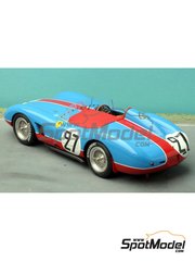 Renaissance Models: Car scale model kit 1/24 scale - Ferrari 500TRC #27 - Fernand Tavano (FR) + Jacques Pron (FR) - 24 Hours Le Mans 1957 - photo-etched parts, resin parts, rubber parts, turned metal parts, vacuum formed parts, water slide decals, white metal parts and assembly instructions