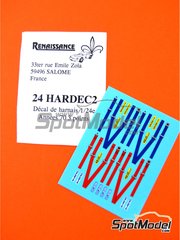 Renaissance Models: Cinturones escala 1/24 - Cierres de arnes - calcas de agua