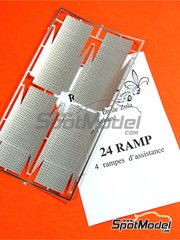 Renaissance Models: Detail 1/24 scale - Mechanic rally ramps - photo-etched parts - 4 units
