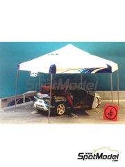 Renaissance Models: Set 1/24 scale - Assistance tent - vacuform and posts