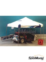 Renaissance Models: Set 1/24 scale - Citroen assistance tent - decals, vacuform and posts