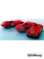 Renaissance Models: Car scale model kit 1/43 scale - Ferrari 121 Le Mans - 24 Hours Le Mans 1955 - resin multimaterial kit