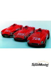 Renaissance Models: Car scale model kit 1/43 scale - Ferrari 121 Le Mans - Mille Miglia 1955 - resin multimaterial kit