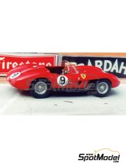 Renaissance Models: Car scale model kit 1/43 scale - Ferrari 250 Testa Rossa 0704 Proto #9 - 24 Hours Le Mans 1957 - resin multimaterial kit