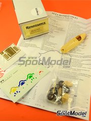 Renaissance Models: Car scale model kit 1/43 scale - Alfa Romeo Alfetta F1 159 - FIA Formula 1 World Championship 1951 - resin multimaterial kit