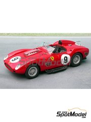 Renaissance Models: Car scale model kit 1/43 scale - Ferrari 250 Testa Rossa TR59 TT59 - Chassis 0770 - 0774 #9, 11 - Tony Brooks (GB) + Dan Gurney (US), Olivier Gendebien (BE) + Phil Hill (US) - RAC Tourist Trophy 1959 - resin multimaterial kit