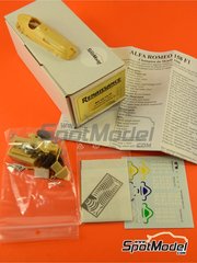 Renaissance Models: Car scale model kit 1/43 scale - Alfa Romeo Alfetta F1 158 - FIA Formula 1 World Championship 1950 - resin multimaterial kit