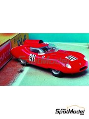 Renaissance Models: Car scale model kit 1/43 scale - Osca 750S Aerodinamico #41, 52 - Jean Laroche (FR) + Rmy Radix (FR), Andr Testut (FR) + Jean Laroche (FR) - 24 Hours Le Mans 1958 and 1959 - photo-etched parts, resin parts, rubber parts, turned metal parts, water slide decals, other materials and assembly instructions