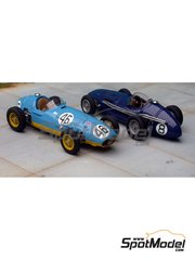 Renaissance Models: Car scale model kit 1/43 scale - Maserati 250F #8, 46 - Ken Wharton (GB), Prince Birabongse 'B. Bira' Bhanudej (TH) - French Formula 1 Grand Prix, British Formula 1 Grand Prix 1954 - metal parts, photo-etched parts, resin parts, rubber parts, turned metal parts, vacuum formed parts, water slide decals, white metal parts, other materials and assembly instructions