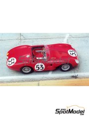 Renaissance Models: Car scale model kit 1/43 scale - Stanguellini EFAC S750 #53 - Fernand Sigrand (FR) + Ren Rvillon (FR) - 24 Hours Le Mans 1958 - photo-etched parts, resin parts, rubber parts, turned metal parts, vacuum formed parts, water slide decals, other materials and assembly instructions