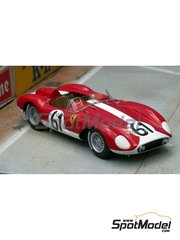 Renaissance Models: Car scale model kit 1/43 scale - Ferrari 500TR #61 - Gottfried Kchert (AT) + Erwin Bauer (DE) - 24 Hours Le Mans 1957 - photo-etched parts, resin parts, rubber parts, turned metal parts, vacuum formed parts, water slide decals, white metal parts and assembly instructions