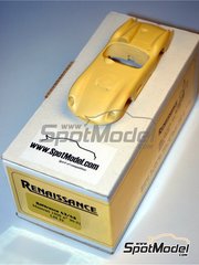 Renaissance Models: Car scale model kit 1/43 scale - Maserati 150S #30, 31 - Claude Bourillot (FR) + Henri Perroud (FR), Louis Cornet (FR) + Robert Mougin (FR) - 24 Hours Le Mans 1956 - photo-etched parts, resin parts, rubber parts, turned metal parts, vacuum formed parts, water slide decals, other materials and assembly instructions