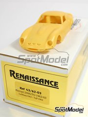 Renaissance Models: Maqueta de coche escala 1/43 - Ferrari 250 GTO N 24, 25, 172 - Jean 'Beurlys' Blaton (BE) + Grard Langlois van Ophem (BE), Lon 'Eld' Dernier (BE) + Pierre Dumay (FR), Lucien Bianchi (BE) + Gerhard Berger (AT) - 24 Horas de Le Mans, Tour de France Automobile 1963 y 1964 - maqueta de resina