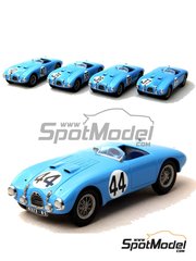 Renaissance Models: Car scale model kit 1/43 scale - Gordini T15S #37, 38, 39, 50, 44 - Tommy Bridger (GB) + Peter Blond (GB) - 24 Hours Le Mans 1951 and 1952 - resin multimaterial kit
