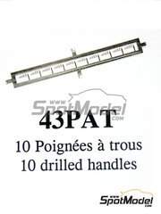 Renaissance Models: Detail 1/43 scale - Drilled handles - photo-etched parts - 10 units