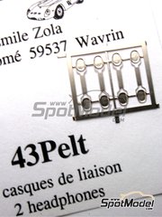 Renaissance Models: Detalle escala 1/43 - Auriculares - 4 unidades