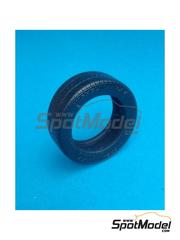 Renaissance Models: Tyre set 1/8 scale - Michelin MXV 14 inches - resin parts - for Ixo Collections references IXC.PEU.FK.W and IXC.PGT.FK.R, or Renaissance Models reference 8JT01 - 1 units