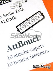 Renaissance Models: Bonnet pins 1/24 scale - Bonnet pins - photo-etched parts