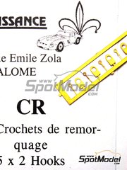 Renaissance Models: Detail 1/43 scale - Safety hook - photo-etched parts - 10 units