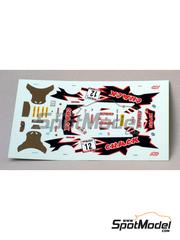 Renaissance Models: Marking / livery 1/43 scale - Subaru Impreza WRC Autostal Duindistel Team sponsored by Crack #12 - Paul Lietaer (BE) + Geert Derammelaere (BE) - Ypres Rally 1998 - water slide decals - for Renaissance Models reference 003P